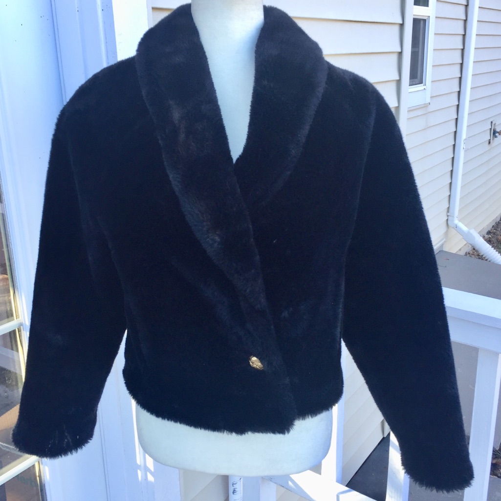 Monterey Vintage Plush Jacket Size 10